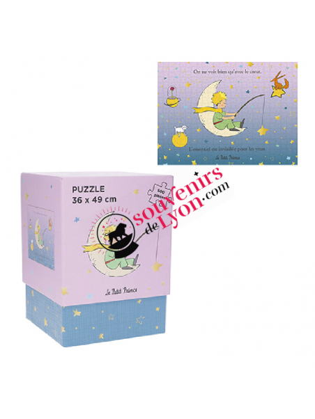 Puzzle le Petit Prince sur la lune chez Souvenirsdelyon.com