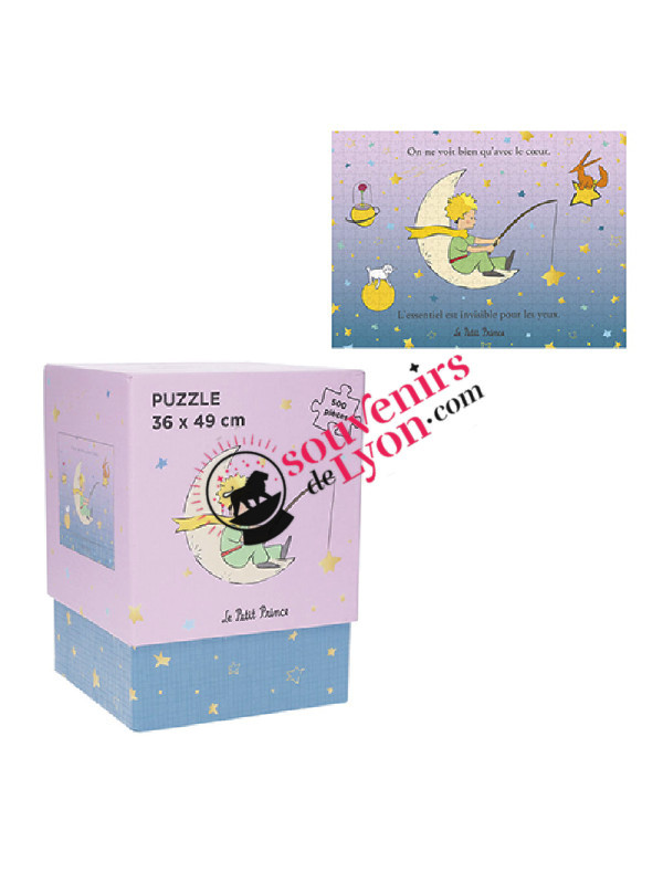 Puzzle little prince on the moon on souvenirsdelyon.com