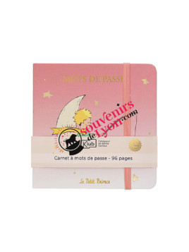 Carnet mot de passe Le Petit Prince rose chez Souvenirsdelyon.Com