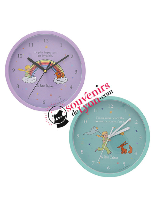 Horloge Le Petit Prince Arc-en-Ciel chez souvenirsdelyon.com