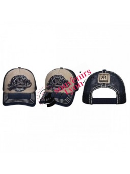 Lyon Blue/Beige Baseball cap Robin Ruth at Souvenirsdelyon.Com