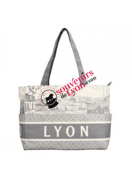 Robin Ruth Grey Bag Lyon at Souvenirsdelyon.Com