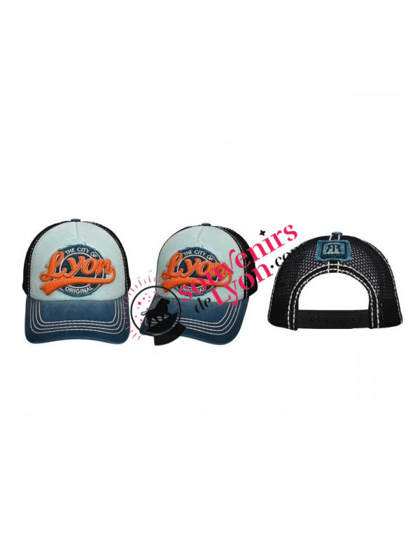 Casquette Lyon Robin Ruth orange chez Souvenirsdelyon.Com