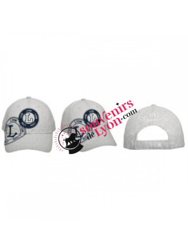 Lyon Gray Baseball cap Robin Ruth at Souvenirsdelyon.Com