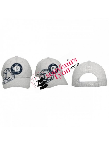 Lyon Gray Baseball cap Robin Ruth at Souvenirsdelyon.Com