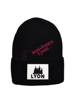 Bonnet Lyon Fourvière Robin Ruth noir chez souvenirsdelyon.Com