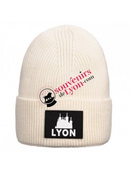 Bonnet Lyon Fourvière Robin Ruth écru chez souvenirsdelyon.com