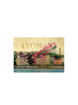 Magnet Lyon rétro époxy