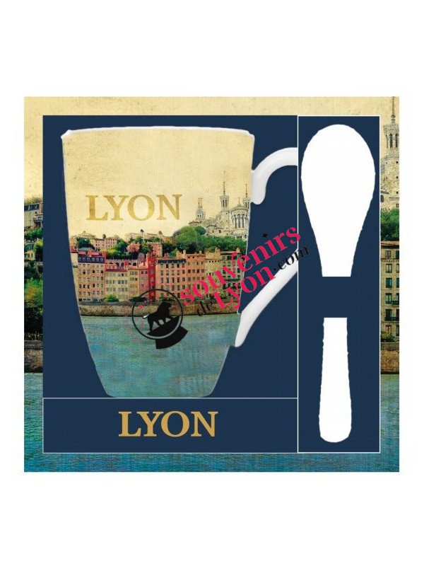 Mug Lyon rétro chez Souvenirsdelyon.com