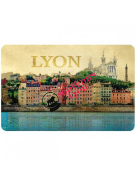 Set de table Lyon rétro chez souvenirsdelyon.com