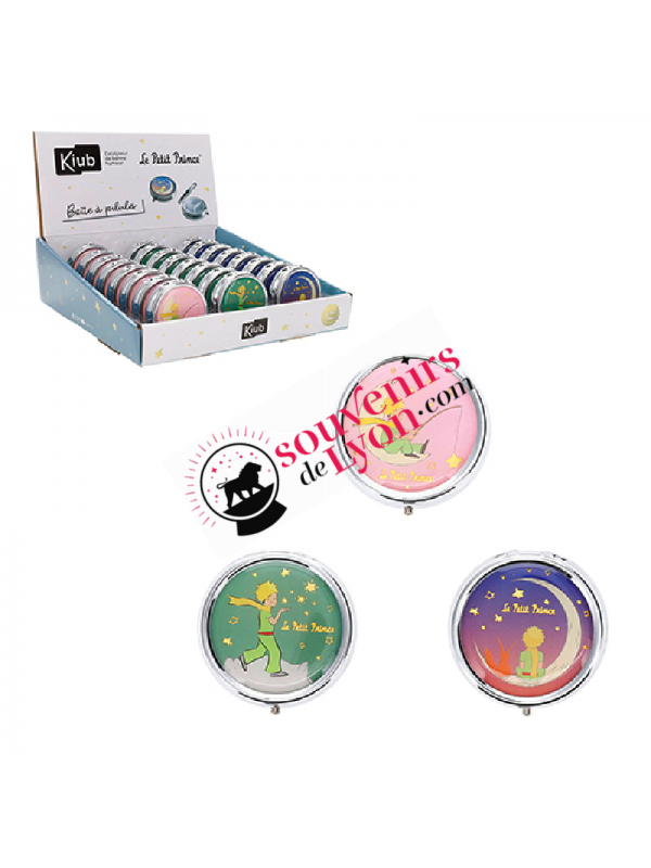 Boîte à pilule Le Petit Prince et le renard sur la lune chez souvenirsdelyon.com