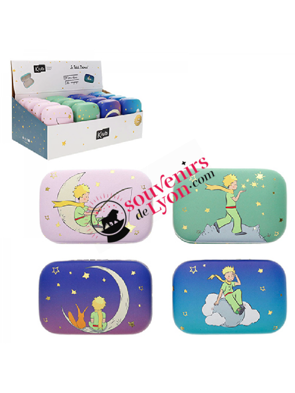 Mini étui de voyage Le Petit Prince sur les nuages chez souvenirsdelyon.com