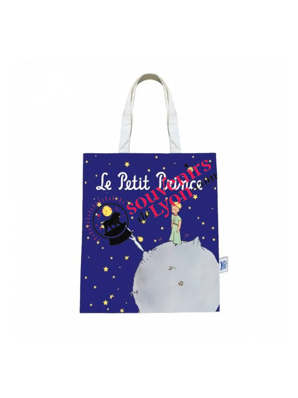 Tote bag le Petit Prince nuit étoilée chez Souvenirsdelyon.com