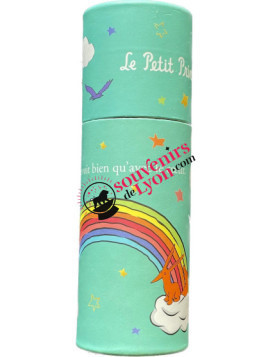 Boite de 12 minis crayons de couleurs Le Petit Prince arc-en-ciel chez Souvenirsdelyon.Com