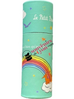 Box of 12 mini colored pencils The Little Prince Rainbow at Souvenirsdelyon.Com