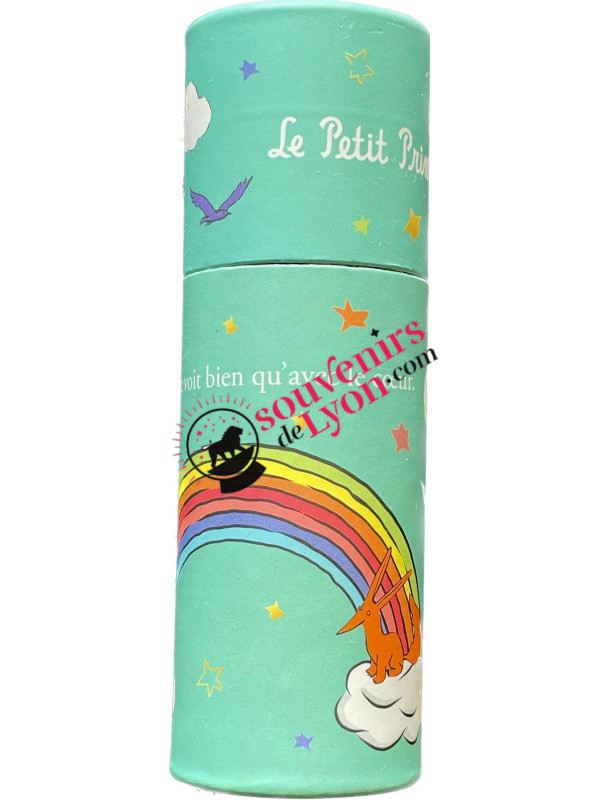 Boite de 12 minis crayons de couleurs Le Petit Prince arc-en-ciel chez Souvenirsdelyon.Com