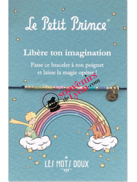 The Little Prince Bracelet Morse Code rainbow at Souvenirsdelyon.Com