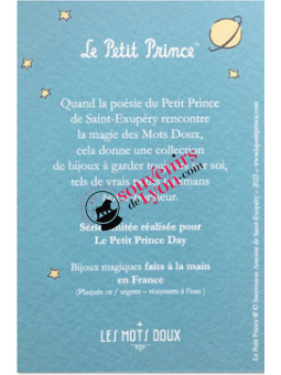 Bracelet Le Petit Prince Code Morse arc-en-ciel 1 chez Souvenirsdelyon.Com