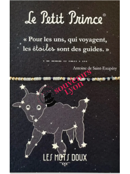 Bracelet Le Petit Prince Code Morse étoiles chez Souvenirsdelyon.Com