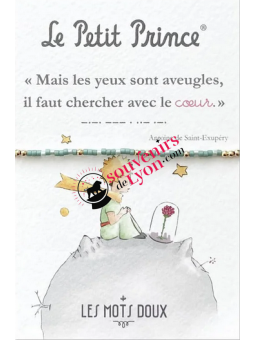 Bracelet Le Petit Prince Code Morse Coeur chez Souvenirsdelyon.Com