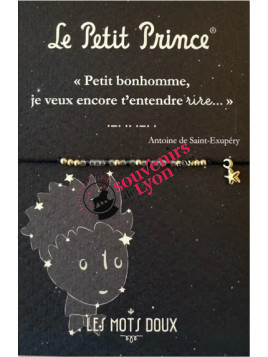 The Little Prince Bracelet Morse Code laugh at Souvenirsdelyon.Com