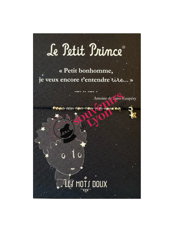 Bracelet Le Petit Prince Code Morse rire chez Souvenirsdelyon.Com
