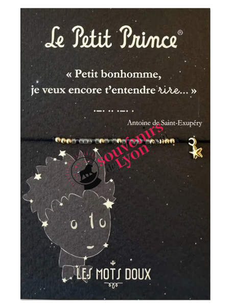 Bracelet Le Petit Prince Code Morse rire chez Souvenirsdelyon.Com