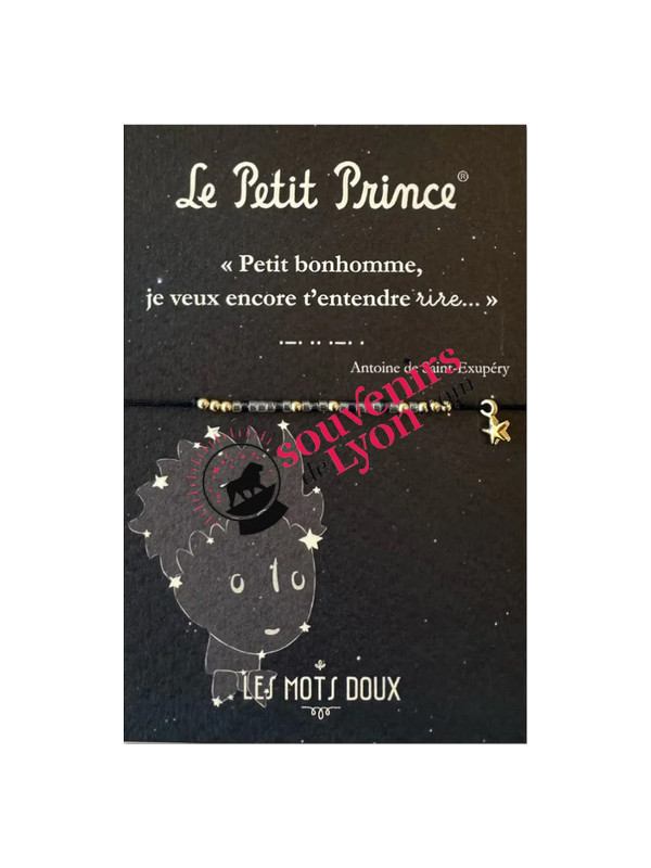 The Little Prince Bracelet Morse Code laugh at Souvenirsdelyon.Com