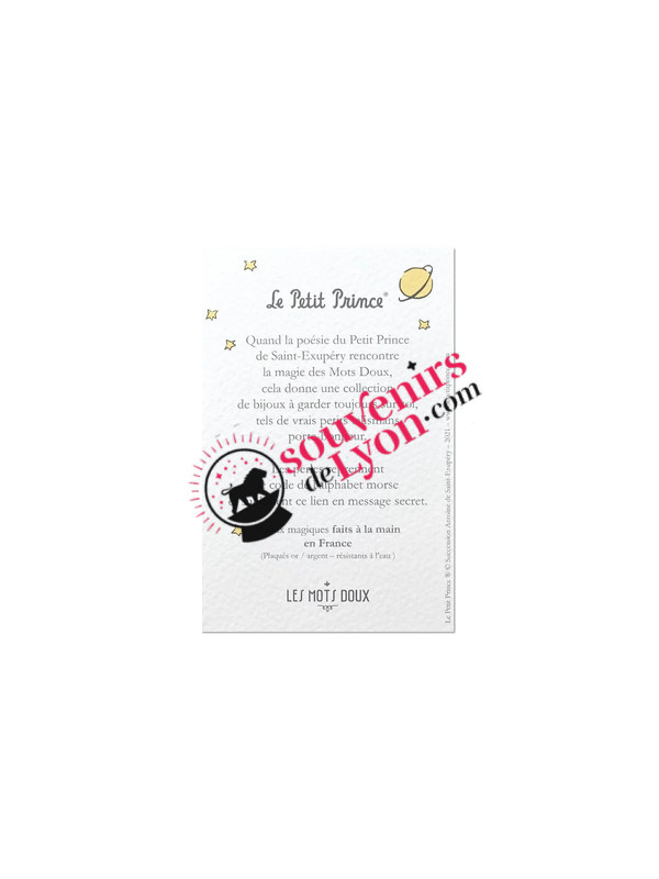 The Little Prince Bracelet Morse Code happy at Souvenirsdelyon.Com