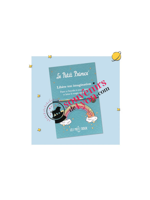 The Little Prince Bracelet Morse Code rainbow at Souvenirsdelyon.Com