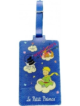 The Little Prince Luggage Tag with his Friends on clouds at Souvenirsdelyon.Com