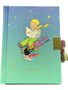 Secret notebook the Little Prince blue at Souvenirsdelyon.Com