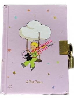 Secret notebook the Little Prince mauve at Souvenirsdelyon.Com
