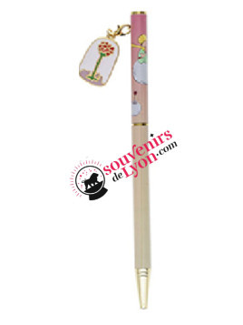 The Little Prince Rose Keychain Pen at Souvenirsdelyon.Com