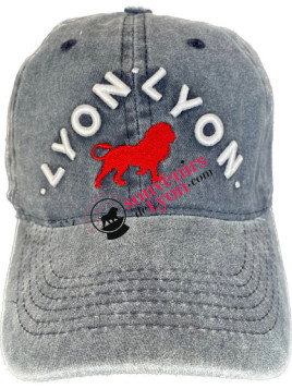 Lyon blue baseball cap at Souvenirsdelyon.Com