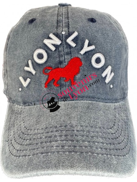 Lyon blue baseball cap at Souvenirsdelyon.Com