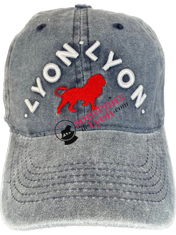 Casquette Lyon bleue marine chez Souvenirsdelyon.Com