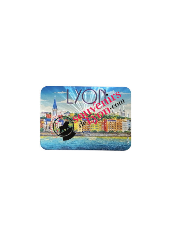 Magnet Lyon Saint Jean brillant chez Souvenirsdelyon.com