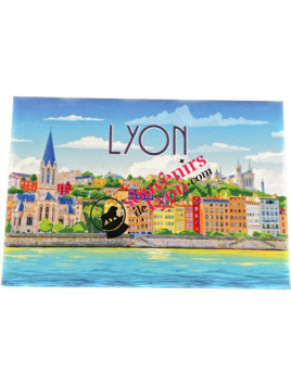 Magnet Lyon Saône Lyon chez Souvenirsdelyon.Com