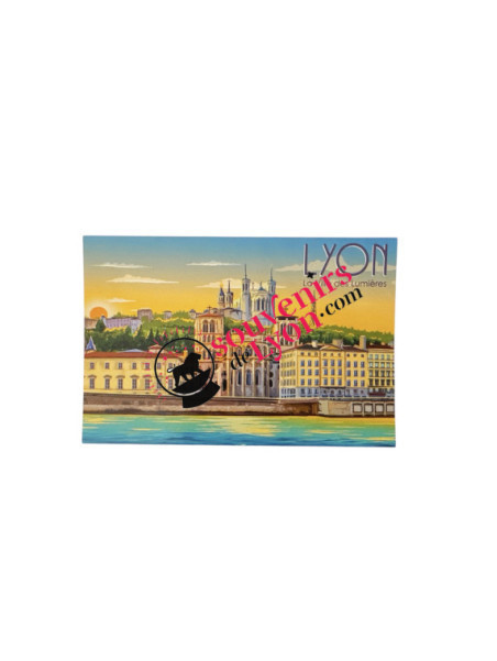 Postcard poster Lyon on Souvenirsdelyon.com
