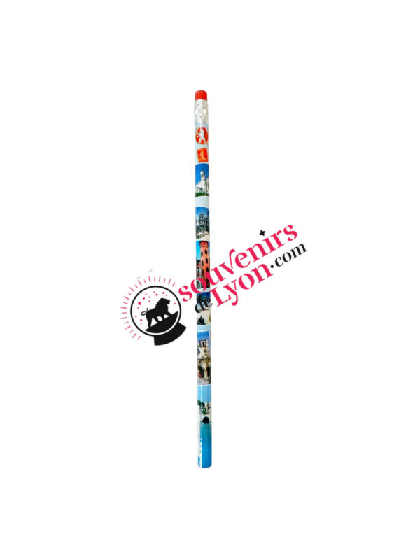 Crayon à papier Lyon multivues chez Souvenirsdelyon.Com