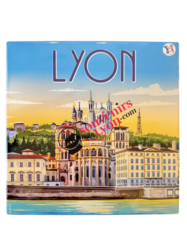 Lyon coaster poster 1 on souvenirsdelyon.com