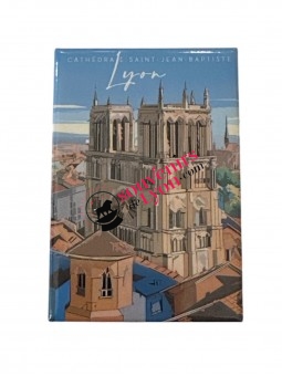 Lyon Cathedral magnet at Souvenirsdelyon.Com