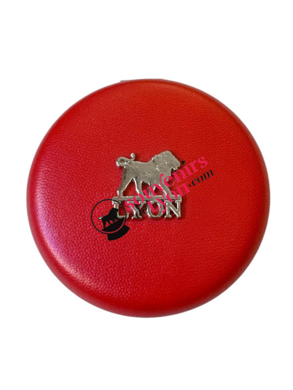 Lyon pocket mirror Red 2 at Souvenirsdelyon.Com