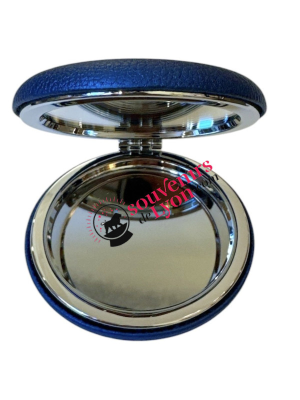Miroir de poche Lyon Bleu 3 chez Souvenirsdelyon.Com