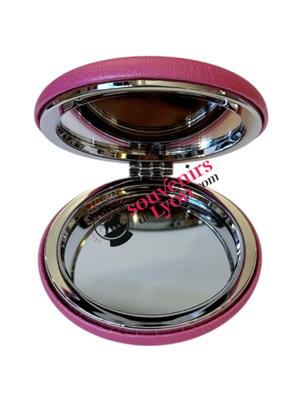 Miroir de poche Lyon Rose 3 chez Souvenirsdelyon.Com