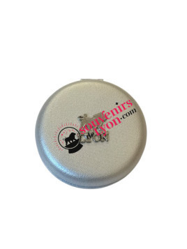 Lyon pocket mirror White 2 at Souvenirsdelyon.Com