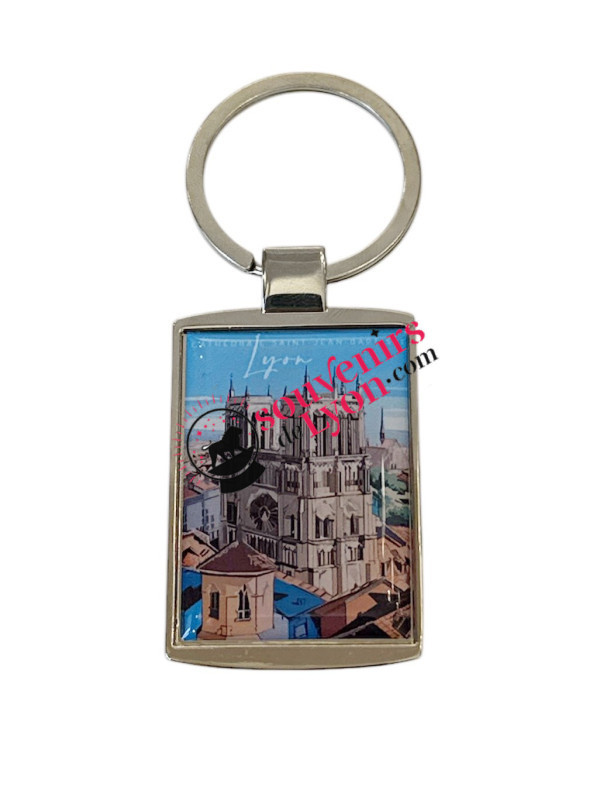 Lyon Cathedral key ring at Souvenirsdelyon.com