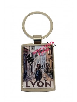Porte-clés Lyon Pentes de la Croix-Rousse chez Souvenirsdelyon.com