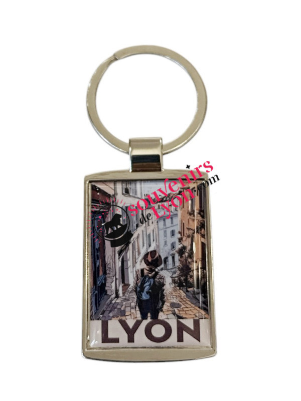 Lyon Croix-Rousse's Slopes key ring at Souvenirsdelyon.com